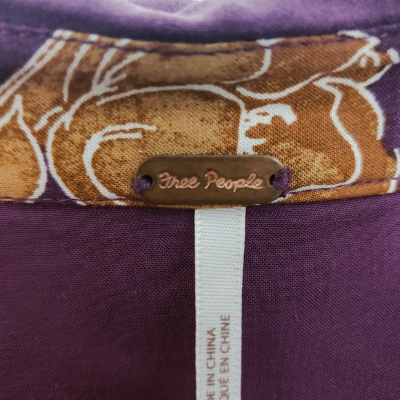 Free People Boho Berry Shake It Tunic Floral Dress - Picture 5 of 6